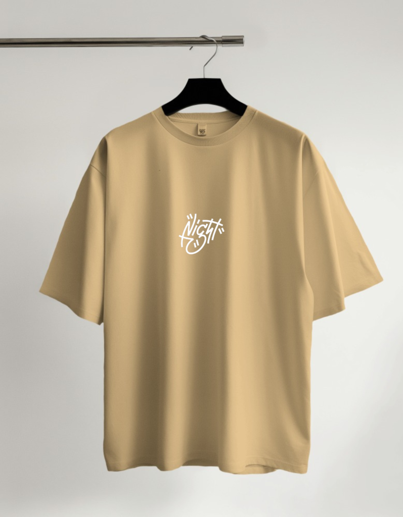 a korean look oversized tshirt hanging with asthetic look