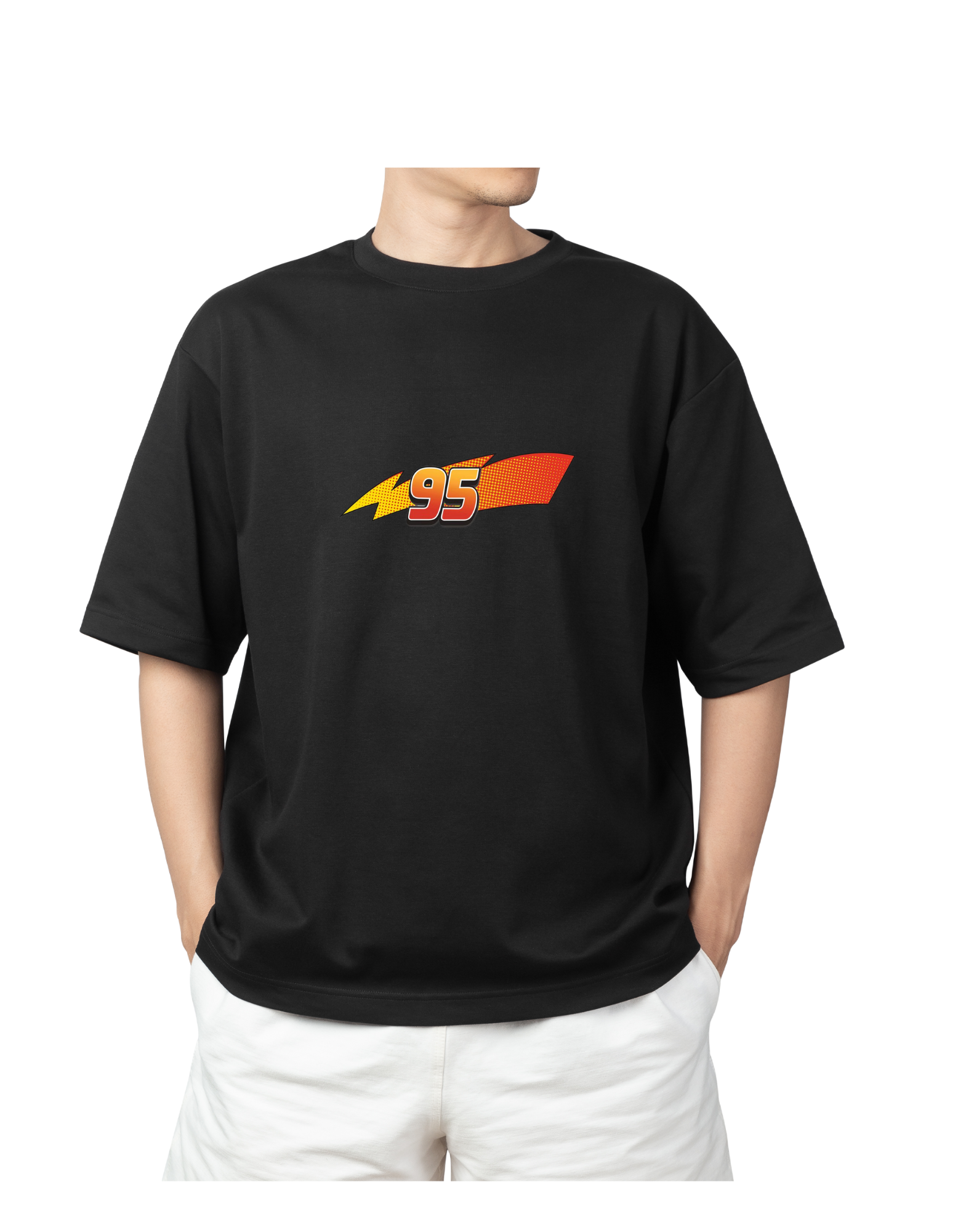 Mc Queen : I'M LIGHTNING Over Sized T-Shirt