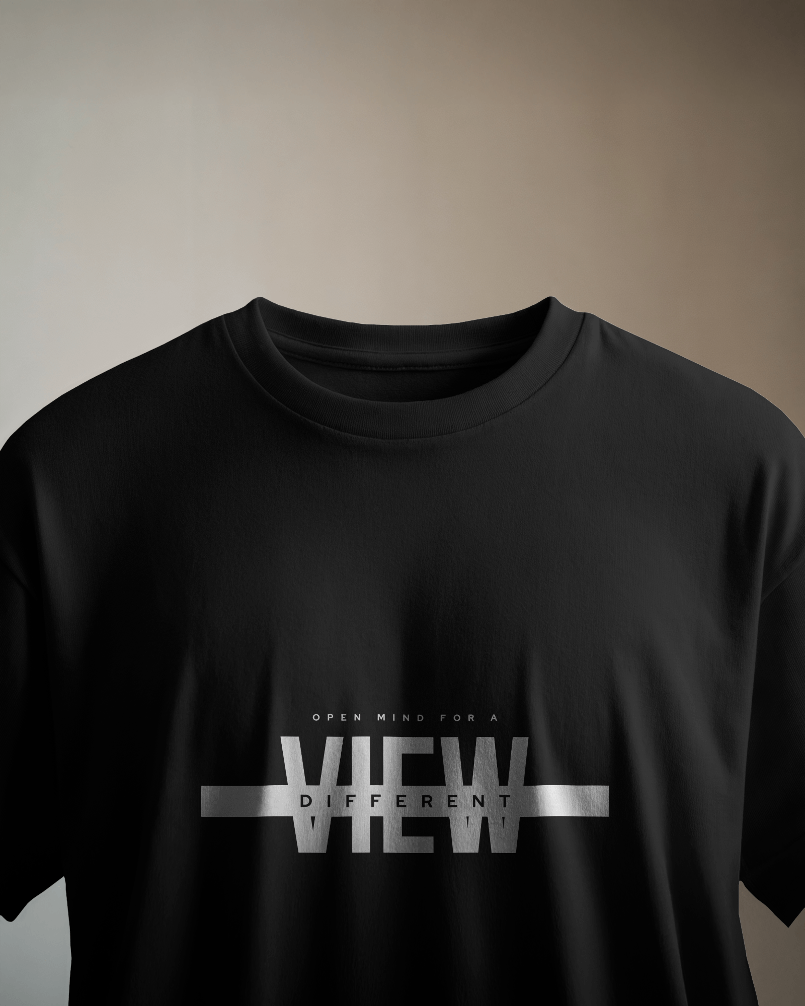 View Black Regular Fit T-Shirt - Image 2