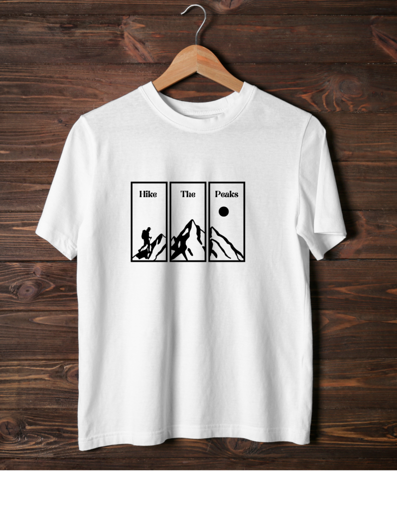 a tshirt with designed